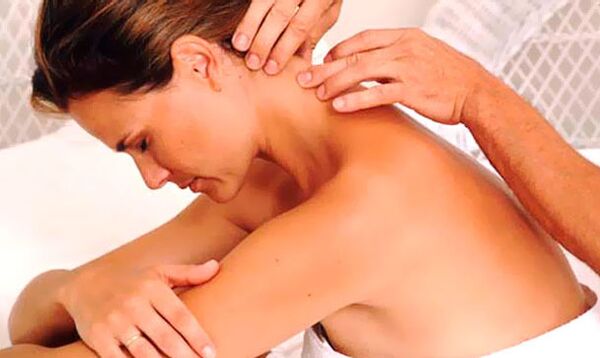 Tratamento da masaxe de osteocondrose da zona de alto nivel cervical